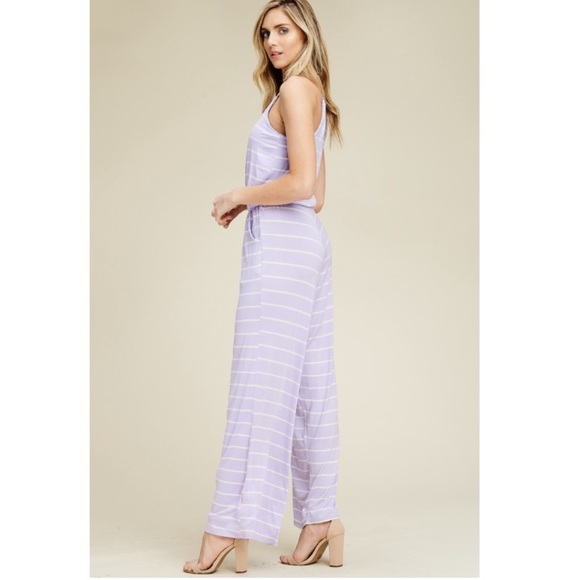 LAST ONE Lavender Jumpsuit - Picture 2 of 5